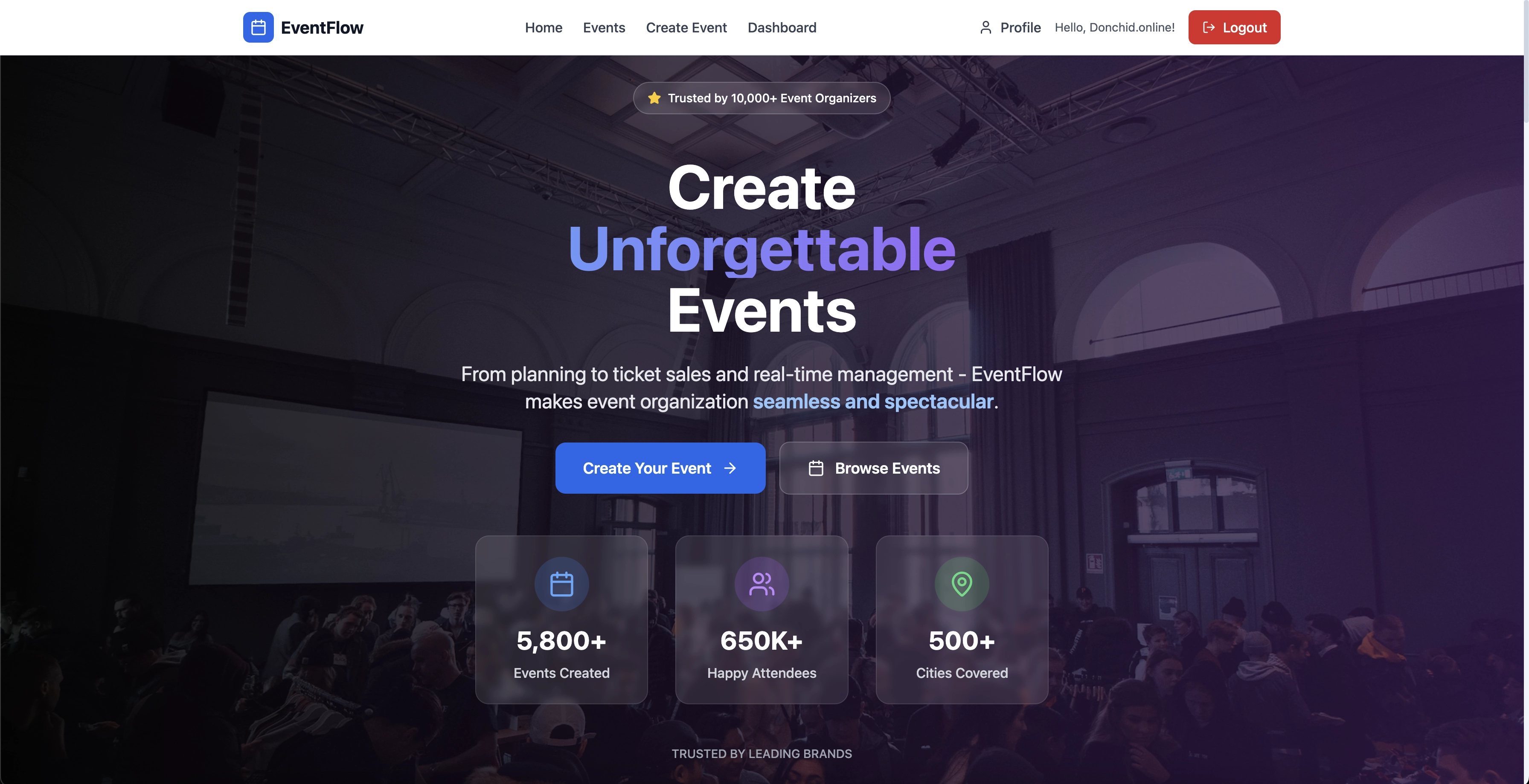 EventFlow: Event Booking & Management Platform