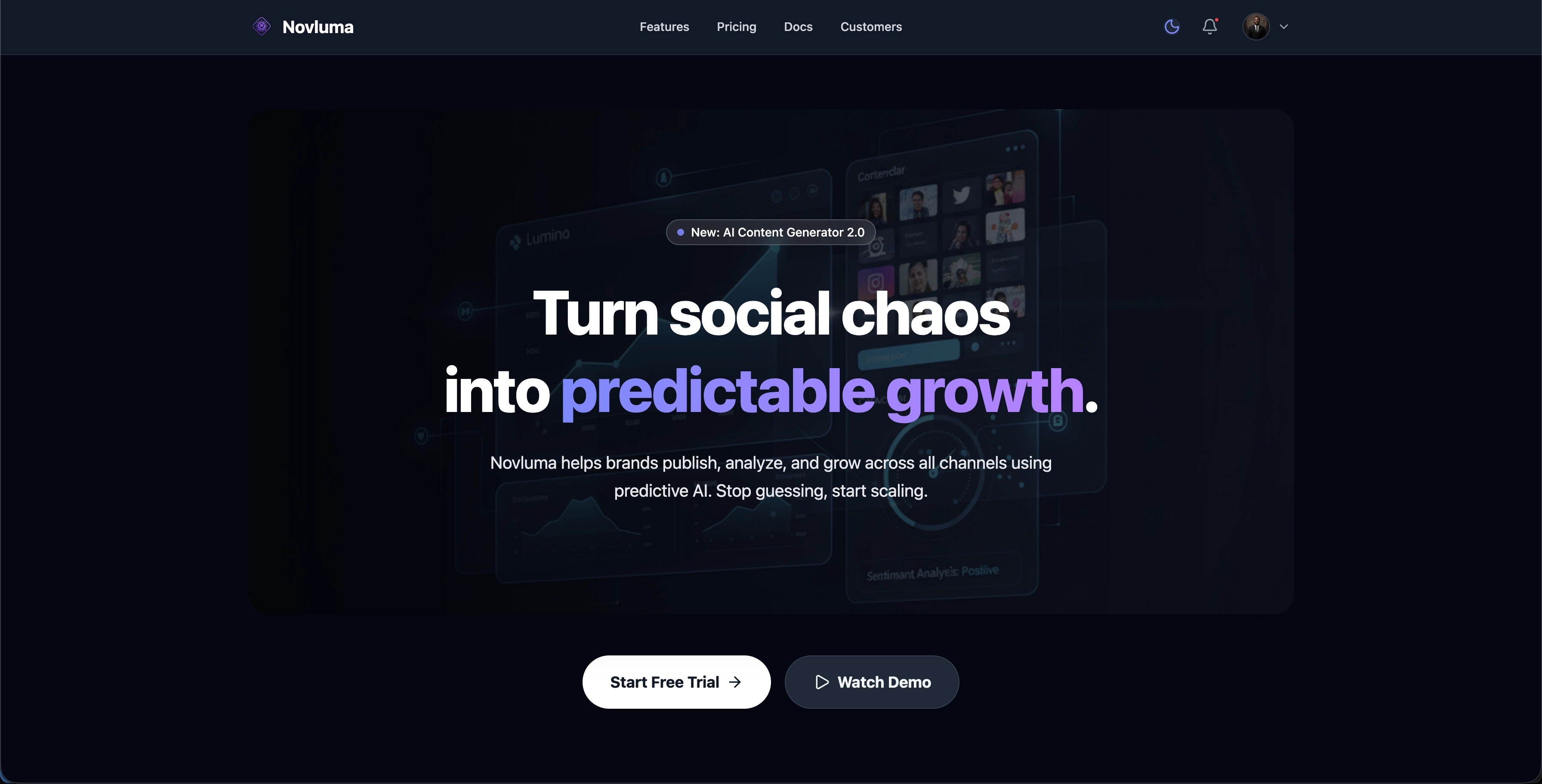 Novluma AI: Content Orchestration SaaS